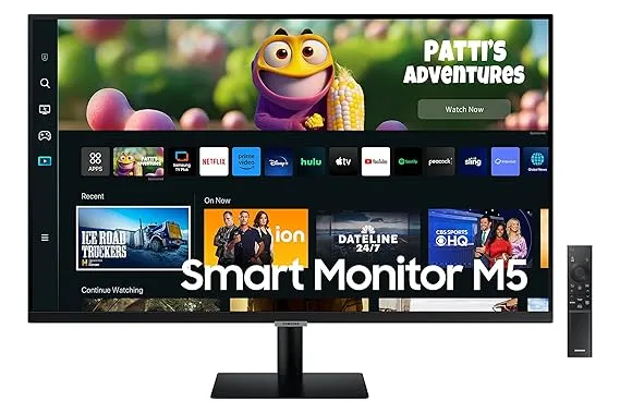 Samsung LS32CM500EWXXL 81.28 cm (32 inch) 1920 x 1080 Resolution, Black Smart Monitor