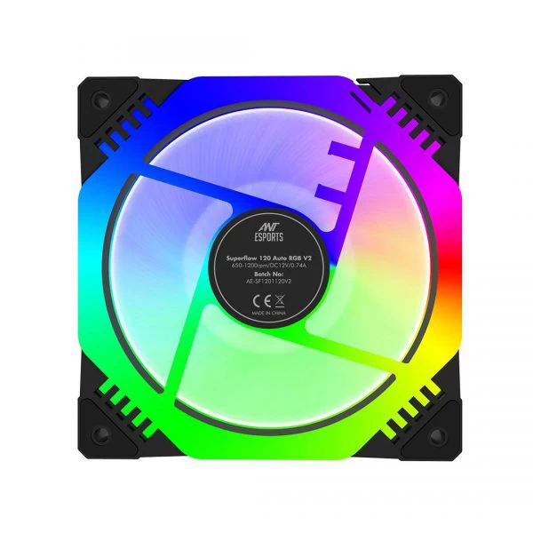 Ant Esports OctaFlow 120 Auto RGB Cabinet Fan