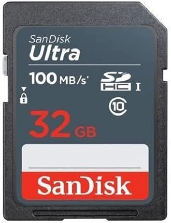 SanDisk 32GB Ultra SD SDHC UHS-I Class 10 (SDSDUNR-032G-GN3IN) Memory Card