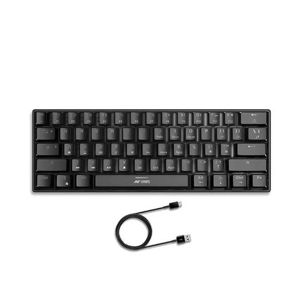 Ant Esports MK1300 Mini Mechanical Gaming Keyboard Outemu Red Switches