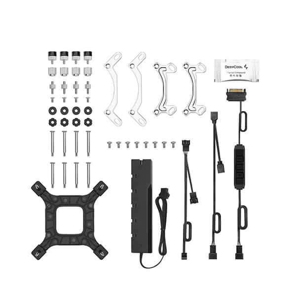 Deepcool Gammaxx L240 ARGB CPU Liquid Cooler (White)