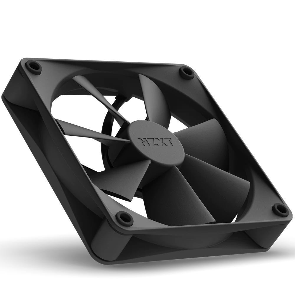 NZXT F120P Static Pressure Fans - RF-P12SF-B1 - Consistent Pressure - Powerful Cooling - Long Lifespan - 120mm Fan Single Pack - Black - Image 3