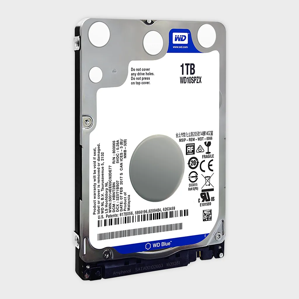 Wd - 1Tb Internal Laptop Hard Disk Drive (Wd10Spzx)