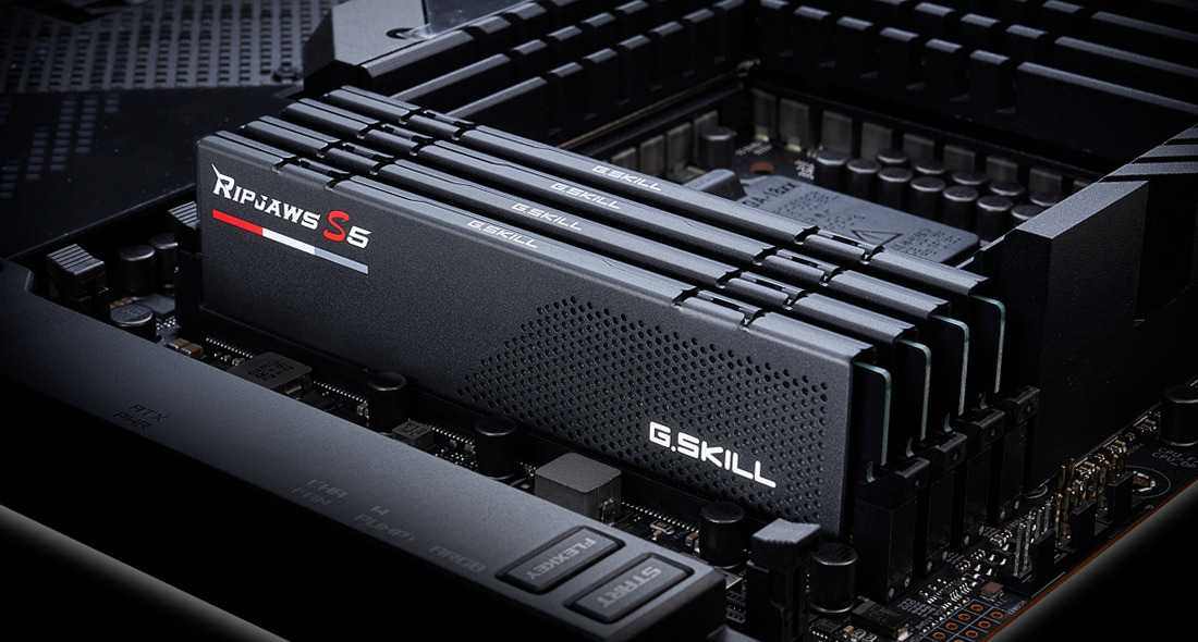GSKILL RIPJAWS S5 64GB (2X32GB) DDR5 5200MHZ C36 RAM (F5-5200J3636D32GX2-RS5K)
