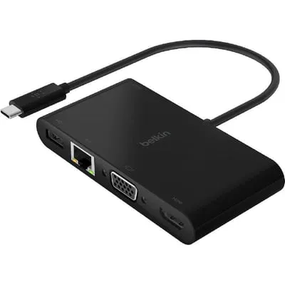 Belkin USB-C Multimedia Adapter - Black