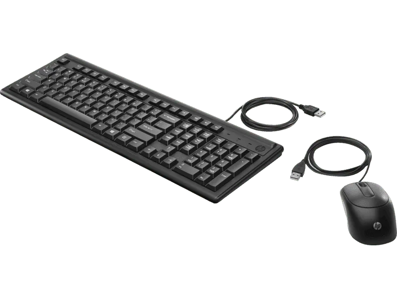 HP Wired Keyboard and Mouse 160 (6HD76AA)