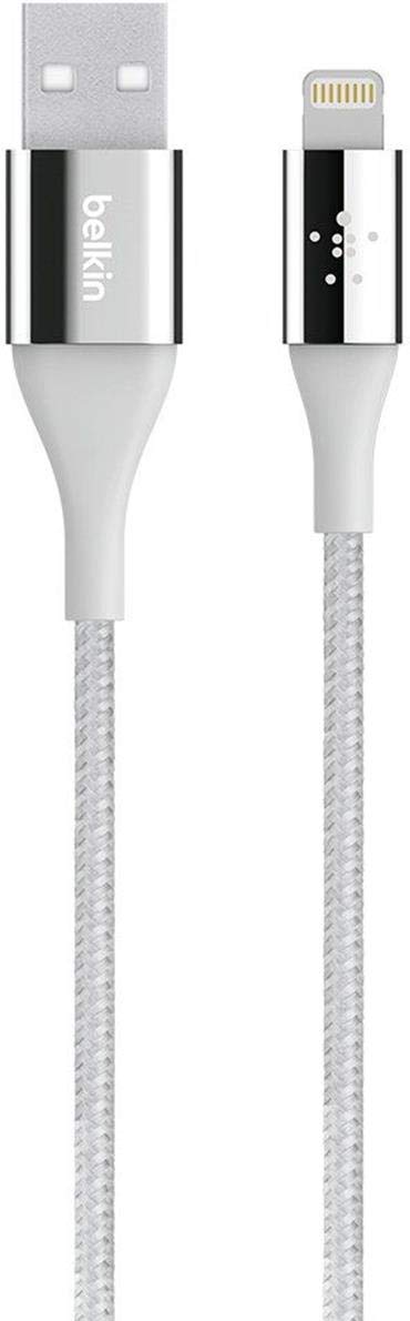 Belkin Premium Kevlar Cable 2.4A LTG 4FT Silver
