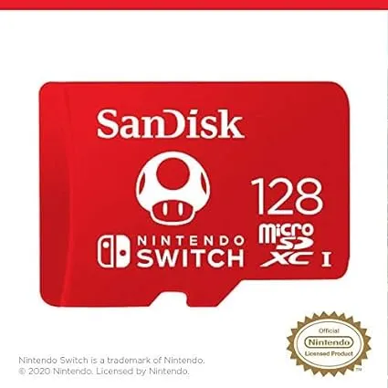 SanDisk 128GB microSDXC-Card, Licensed for Nintendo-Switch