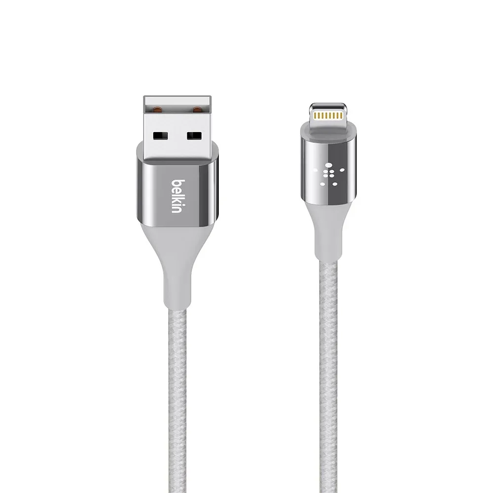 Belkin Premium Kevlar Cable 2.4A LTG 4FT Silver