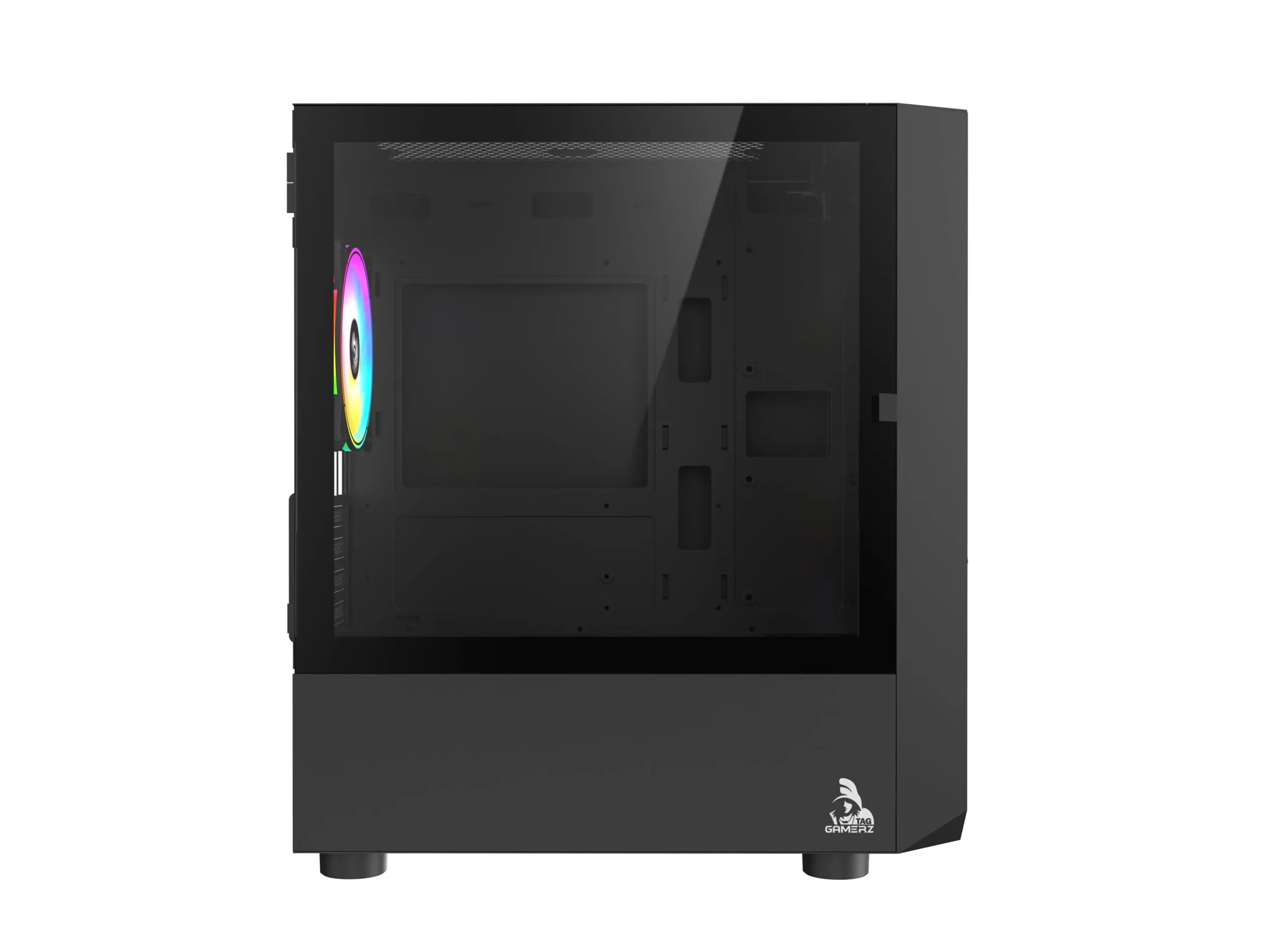 TAG Gamerz Pulser Mid-Tower Computer PC Case/Gaming Cabinet BLACK
