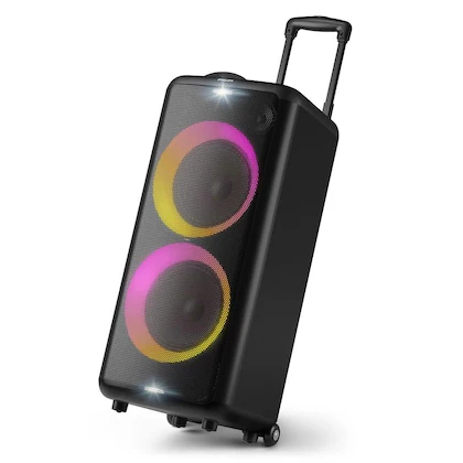 Philips TAX5206 2 Channel Bluetooth party speaker with Karaoke Effects, Black
