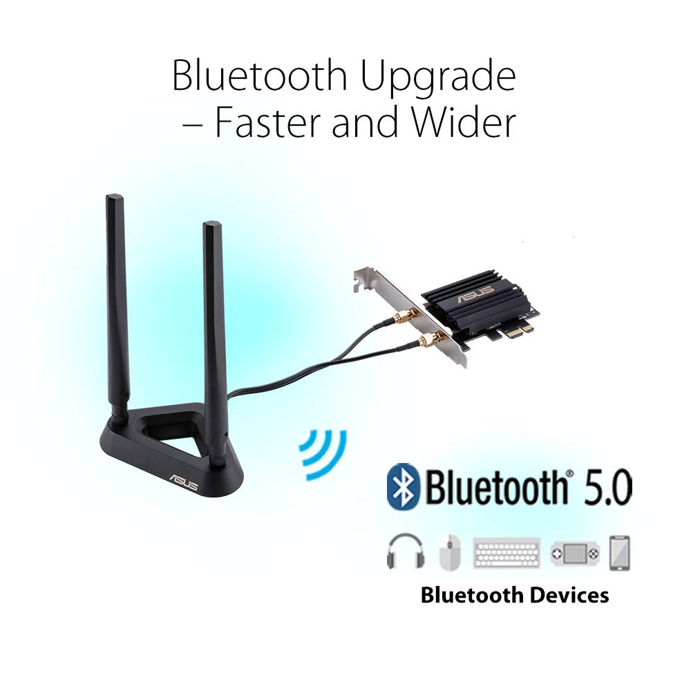 Asus PCE-AX58BT Dual Band PCI-E wifi6 Adapter