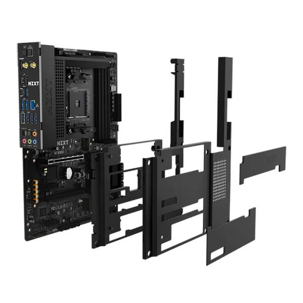 NZXT N7 B550 MOTHERBOARD -AMD B550 CHIPSET WITH WI-FI AND BLACK COVER