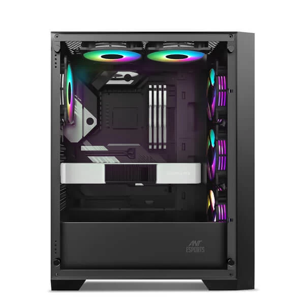 Ant Esports ICE-170TG (ATX) Mid Tower Cabinet (Black)