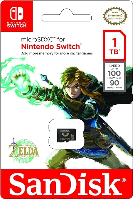 SanDisk 1TB microSDXC-Card Licensed for Nintendo-Switch MEMORY CARD