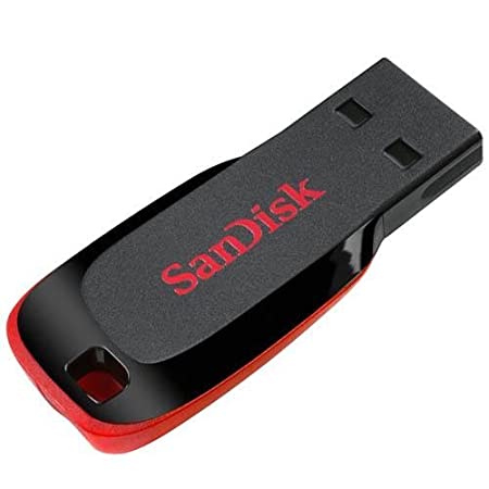 SANDISK-SDCZ50-128G-I35 PEN DRIVESanDisk SDCZ50-128G-I35 USB2.0 128 GB Pen Drive (Red and Black)