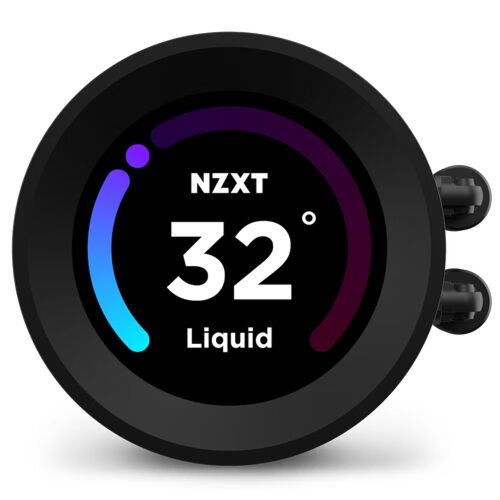 Nzxt Kraken Elite 360 RGB 360mm AIO LCD Display CPU Liquid Cooler - Black - Image 2