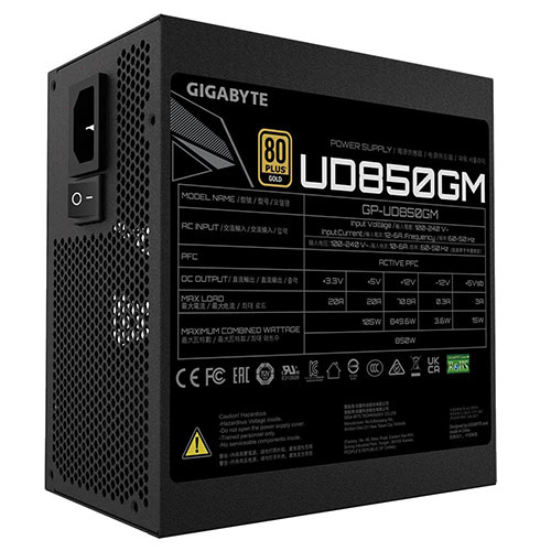 Gigabyte Ultra Durable 850W 80 PLUS Gold Fully Modular Power Supply - Image 3