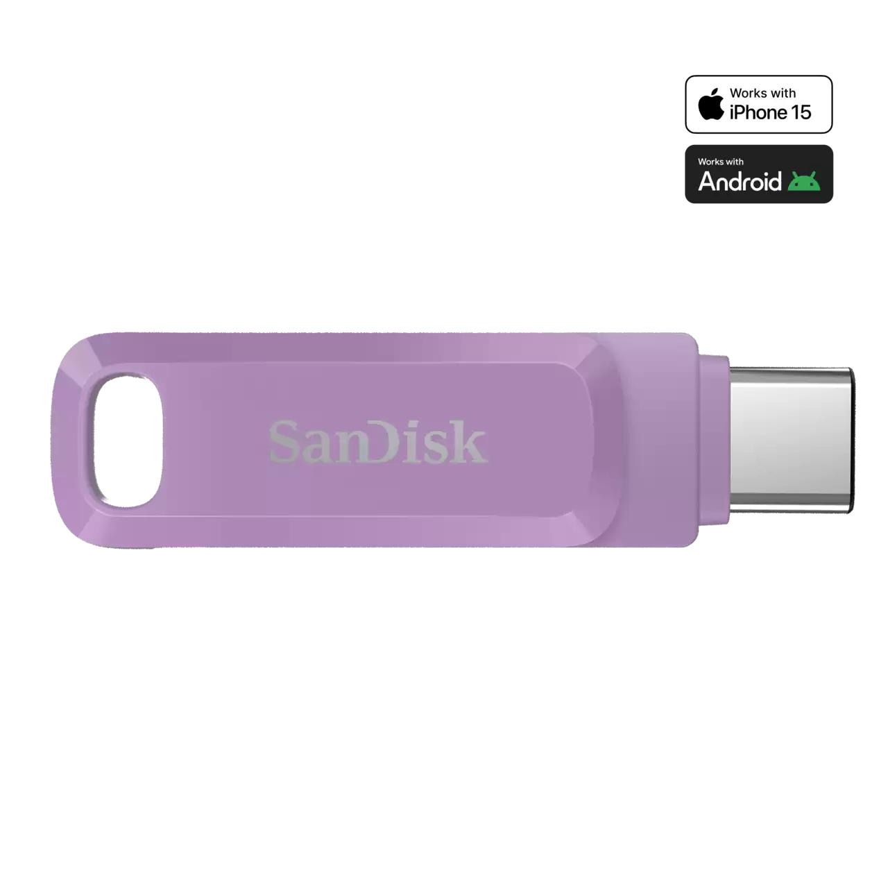 SanDisk Ultra Dual Drive Go USB Type-C™ - 128GB (Lavender)