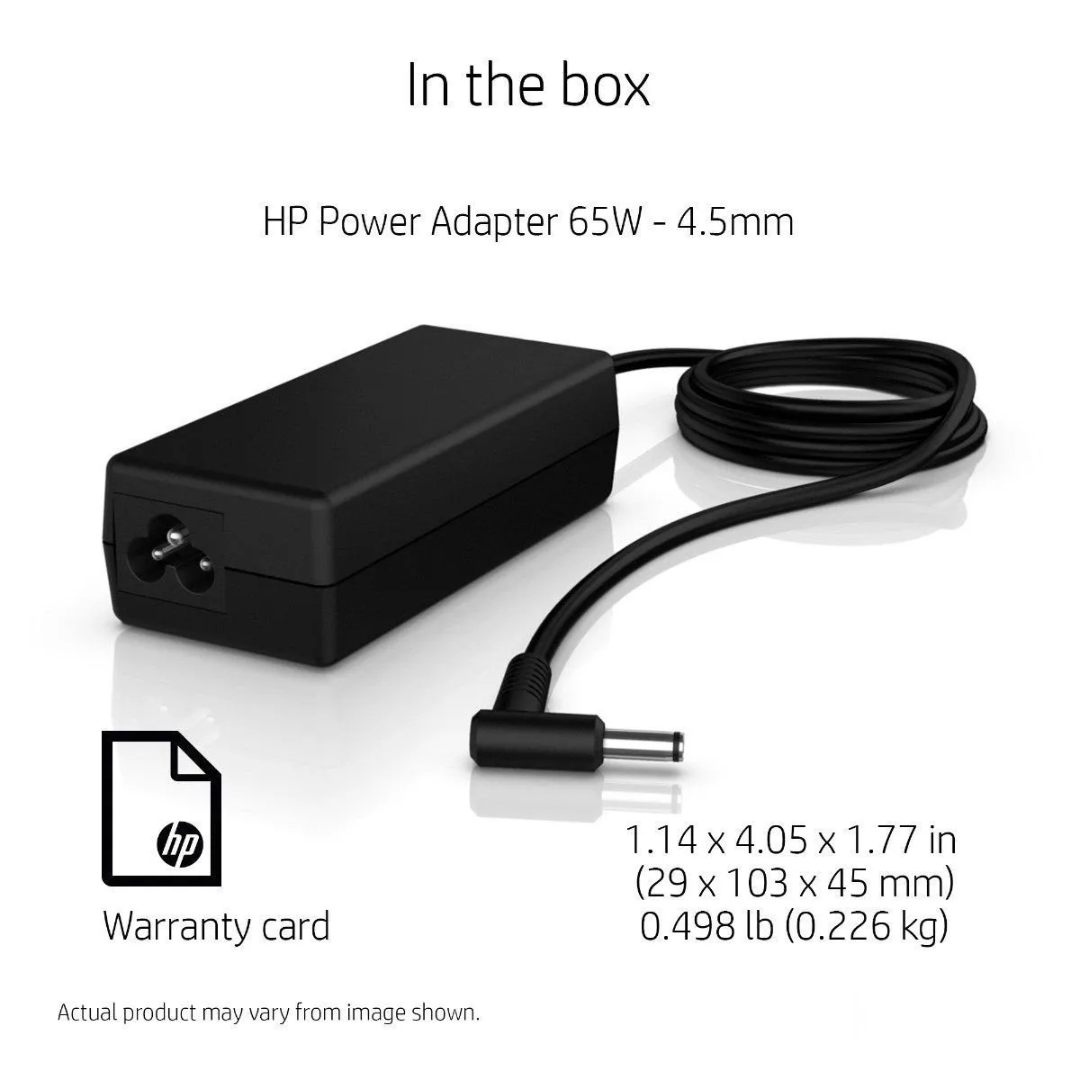 HP 65W 4.5mm Non-EM AC Adapter