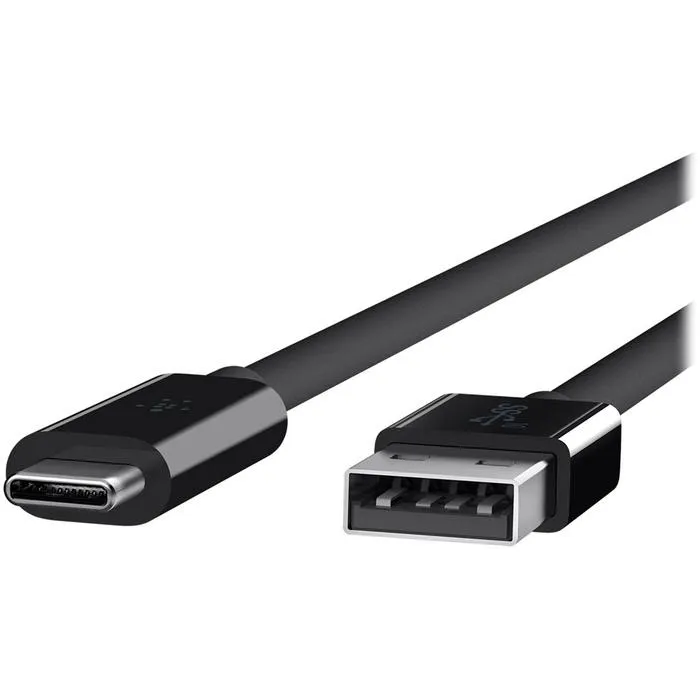 Belkin 1 m High Speed USB 3.1 to Reversible USB-C Cable, Black
