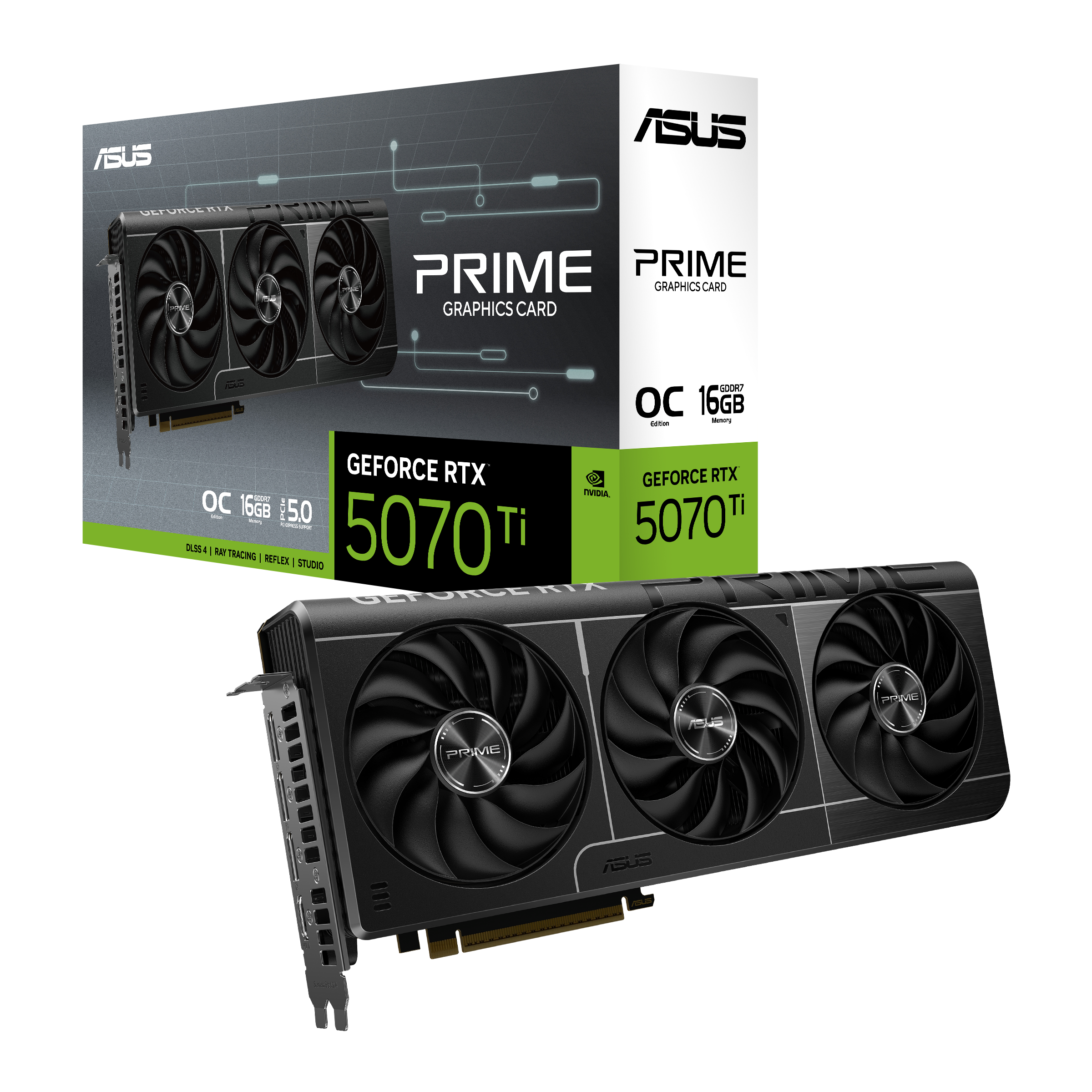 ASUS PRIME GeForce RTX™ 5070 Ti 16GB GDDR7 OC Edition