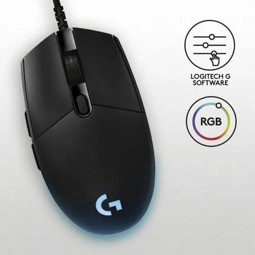 Logitech G Pro RGB Wired Gaming Mouse