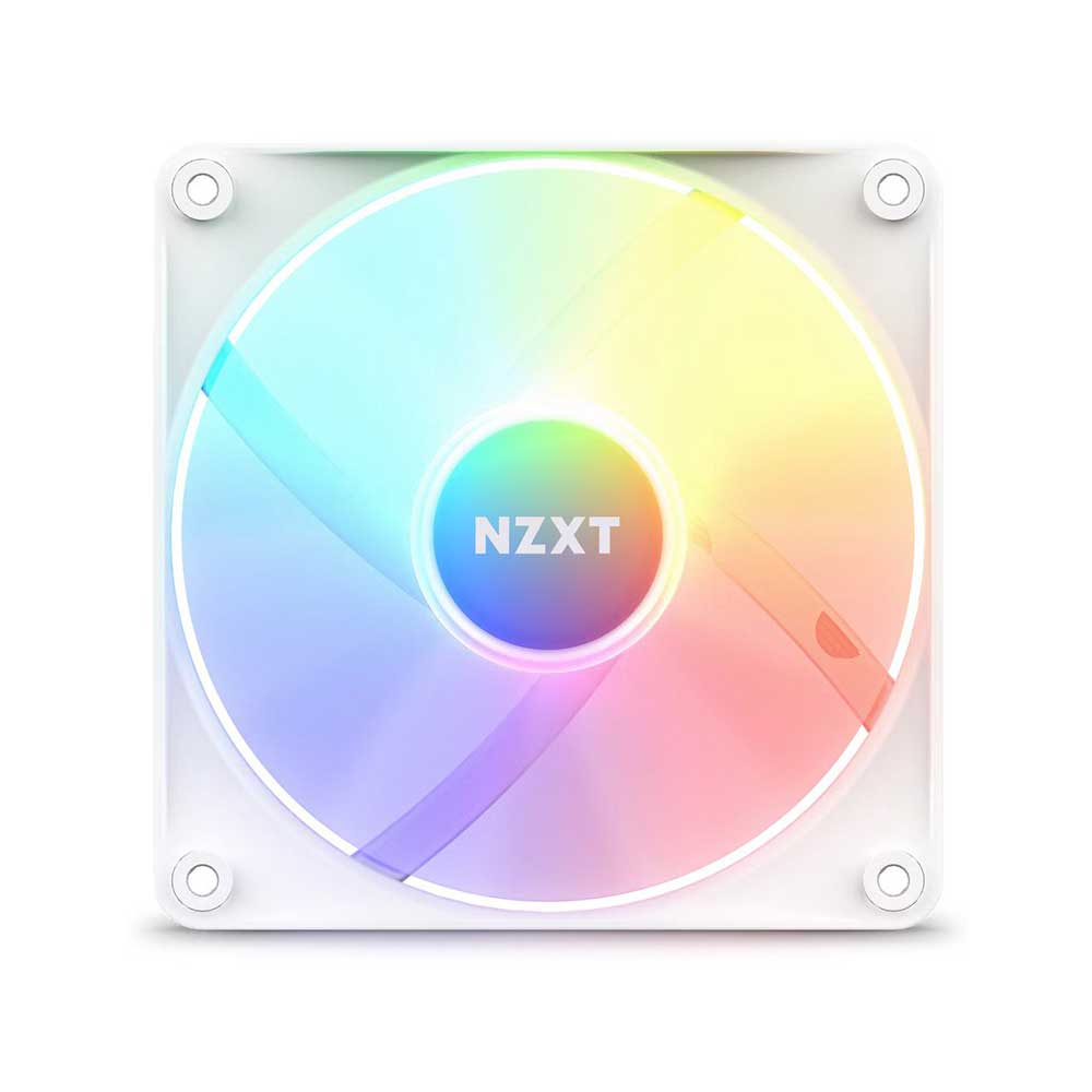 NZXT F120 RGB CORE 120MM HUB-MOUNTED CABINET FAN (MATTE WHITE)