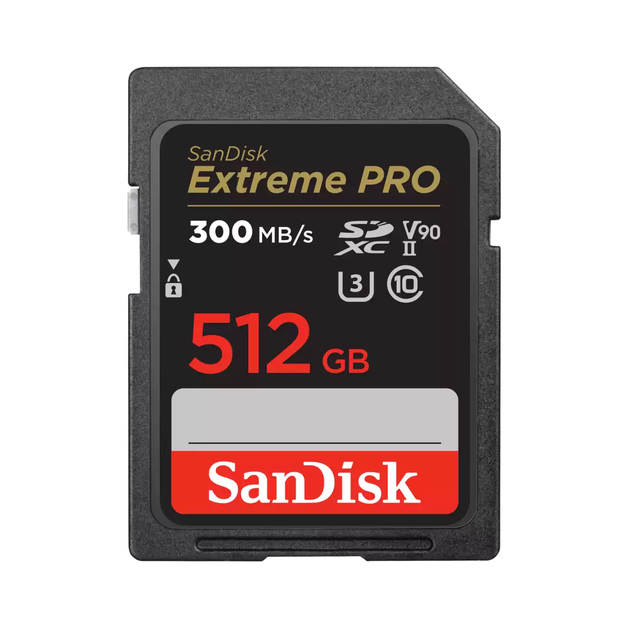 SanDisk Extreme PRO 512GB® SDHC™ and SDXC™ UHS-II card