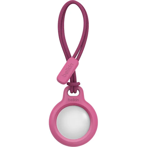 Belkin AirTag Secure Holder with Strap, Pink (F8W974btPNK)