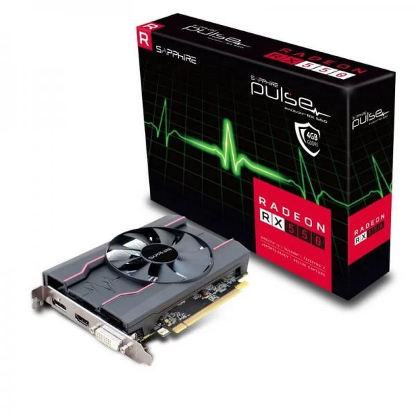 Sapphire Pulse AMD Radeon RX550 4 GB GDDR5 Graphics Card