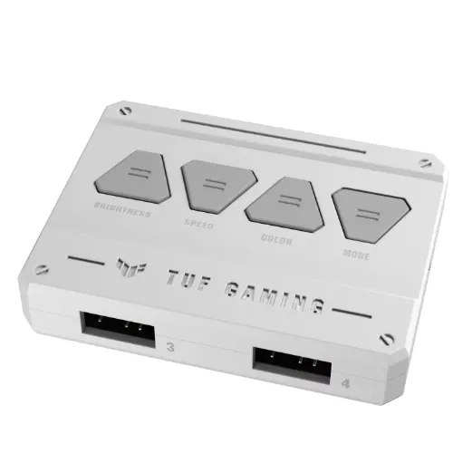 ASUS TUF Gaming TF120 ARGB White Fan - Triple Fan Kit with ARGB Controller (TF120-WH-ARGB-3IN1)