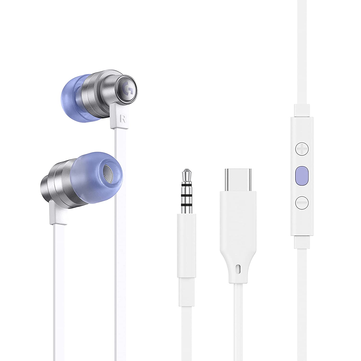 Logitech G333 Gaming Earphone (White)