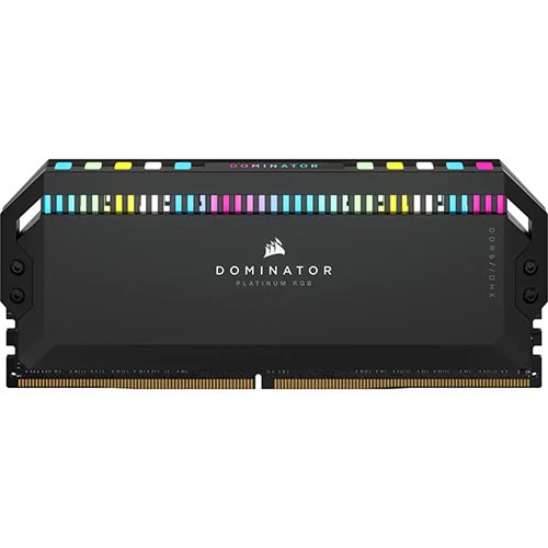 Corsair DOMINATOR PLATINUM RGB 32GB (2x16GB) DDR5 DRAM 6000MHz C36 Memory Kit - Black