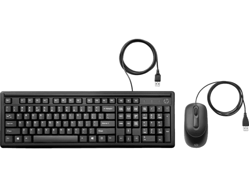 HP Wired Keyboard and Mouse 160 (6HD76AA)