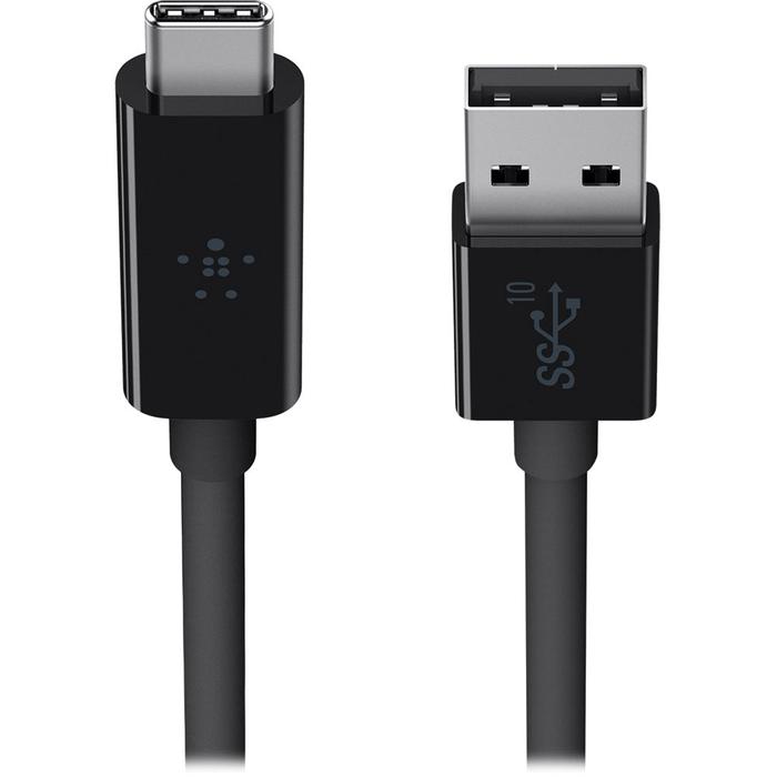 Belkin 1 m High Speed USB 3.1 to Reversible USB-C Cable, Black