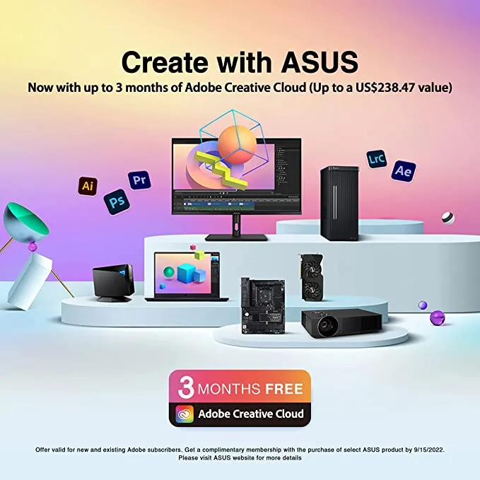 ASUS ProArt PA279CV 27" Professional Monitor, 4K (3840x2160), IPS, 100% sRGB, PD 65W, △E< 2
