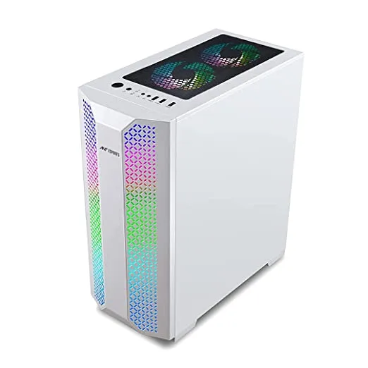 Ant Esports ICE-280 TGW Computer Chassis (White color cabinet )