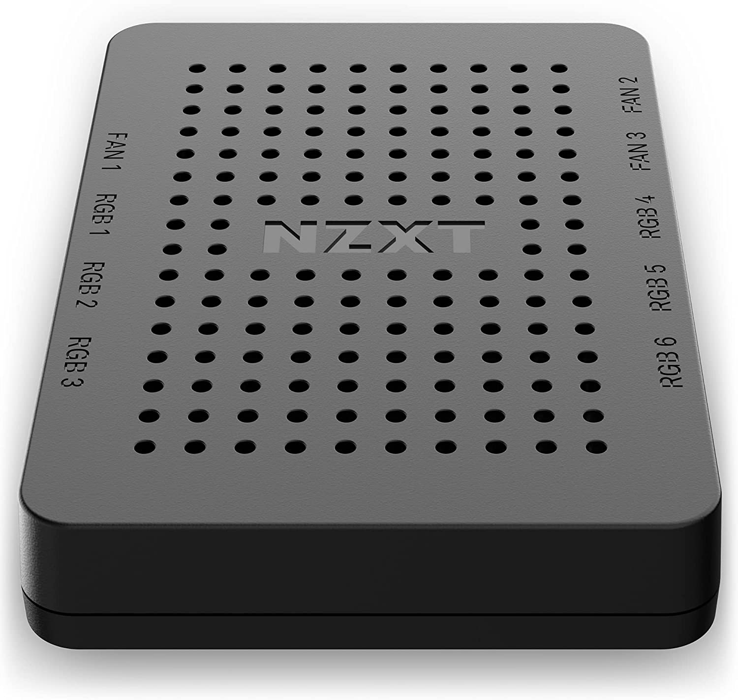 NZXT RGB & Fan Controller - AC-CRFR0-B1-6 RGB Lighting Channels - 3 Fan Channels - RGB Lighting Customization - Black