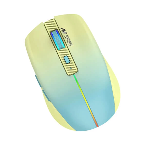 Ant Esports GM400W RGB Wireless Gaming Mouse (Dull Yellow)