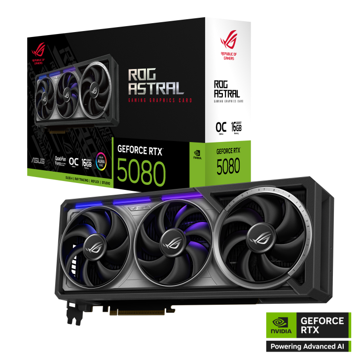 ASUS ROG Astral GeForce RTX™ 5080 16GB GDDR7 OC Edition GRAPHIC CARD