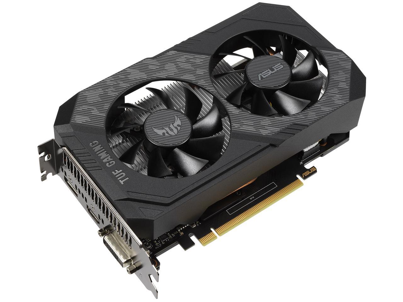 ASUS TUF Gaming GeForce GTX 1630 O4GB GDDR6 PCI Express 3.0 Video Card TUF-GTX1630-O4G-GAMING