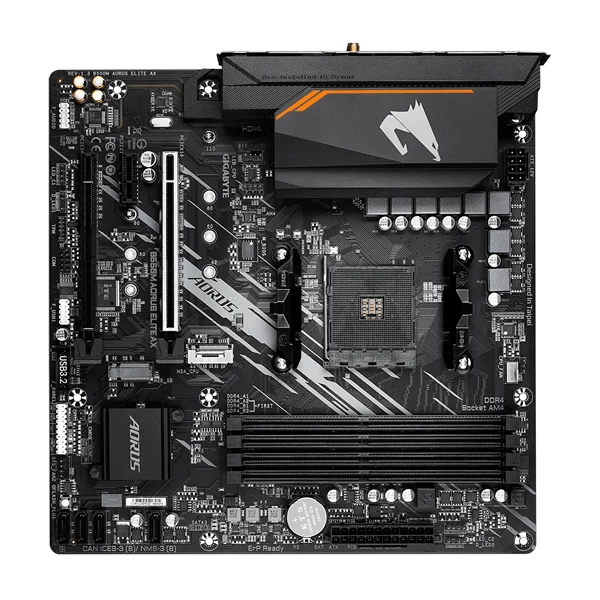 Gigabyte B550M Aorus Elite AX (Wi-Fi) Motherboard - Image 4