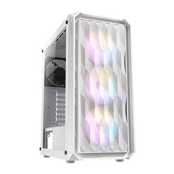 Antec NX292 RGB (E-ATX) Mid Tower Cabinet (White) hover view