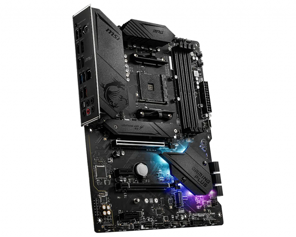 MSI-MPG B550 GAMING PLUS , AMD SOCKET MOTHERBOARD (SUPPORTS 5000&3000 SERIES)