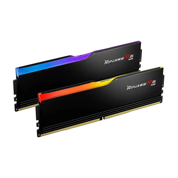 G.Skill Ripjaws M5 RGB 32GB (16GBx2) DDR5 5200MHz Desktop RAM (Matte Black)