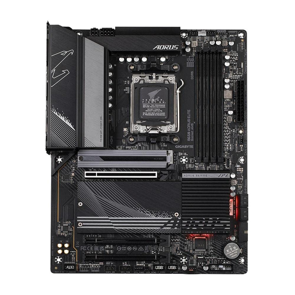 GIGABYTE B650M AORUS Elite AMD AM5 Micro-ATX DDR5 Gaming Motherboard - Image 2