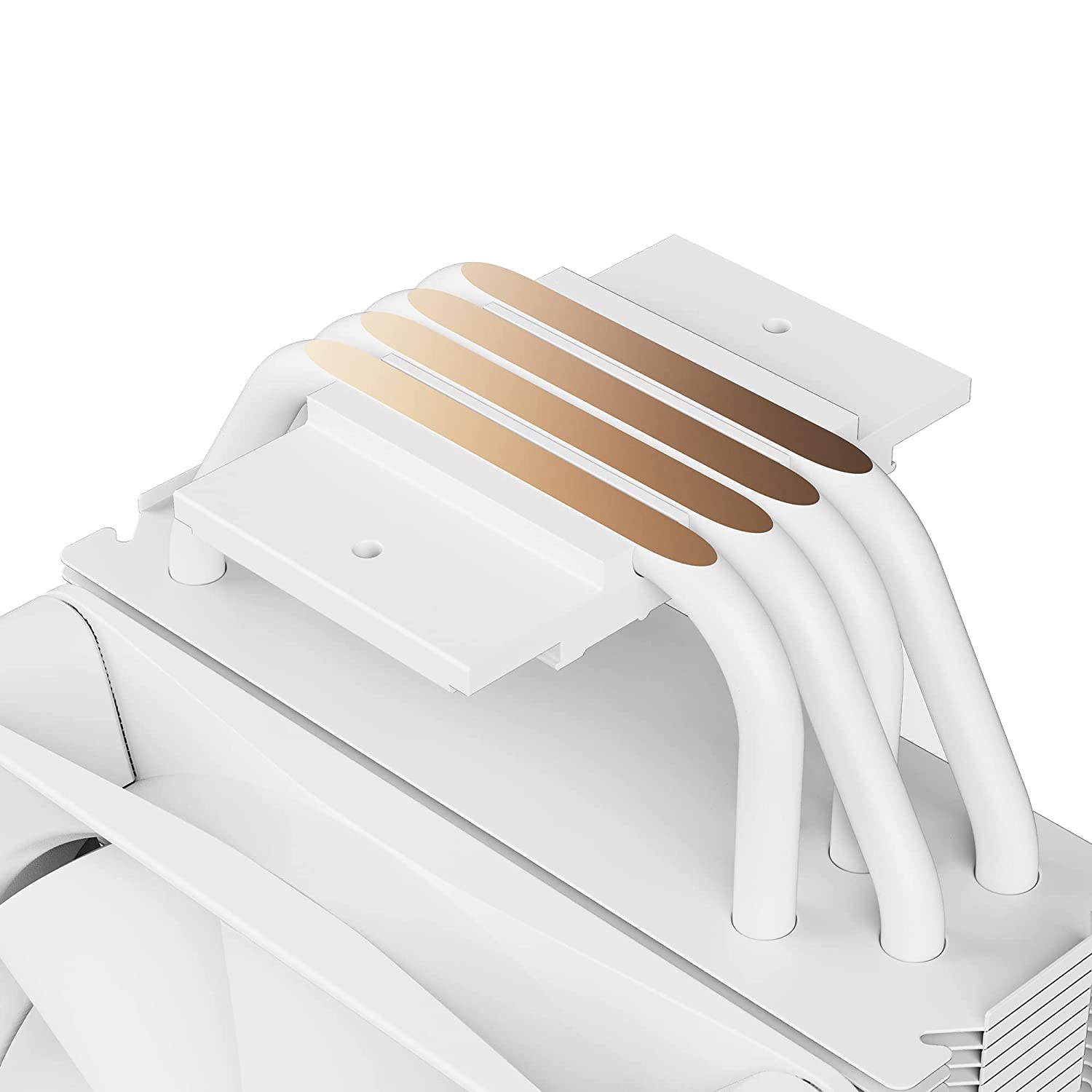 NZXT T120 RGB CPU Air Cooler - RC-TR120-W1 - CPU Liquid Cooler - Conductive Copper Pipes - Fluid Dynamic Bearings - AMD and Intel® Compatibility - White hover view