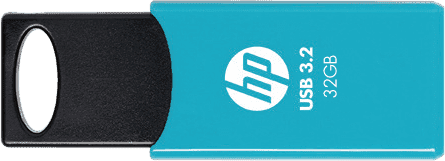 HP 712w 32GB USB 3.2 Flash Drive- Blue