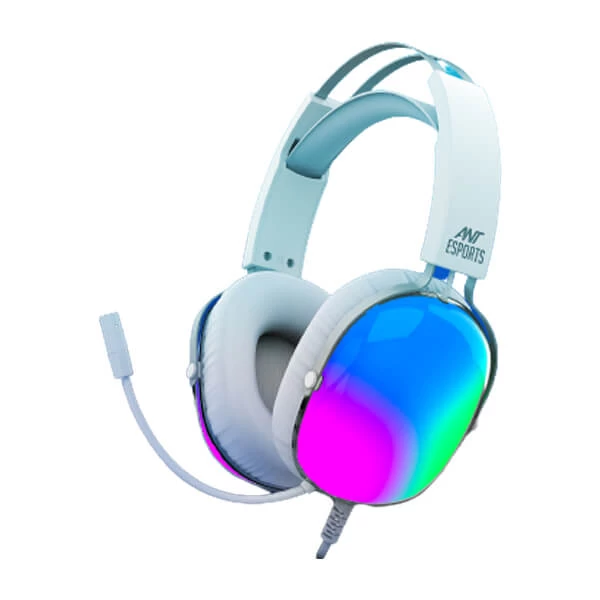 Ant Esports H1150 RGB Gaming Headset (White)